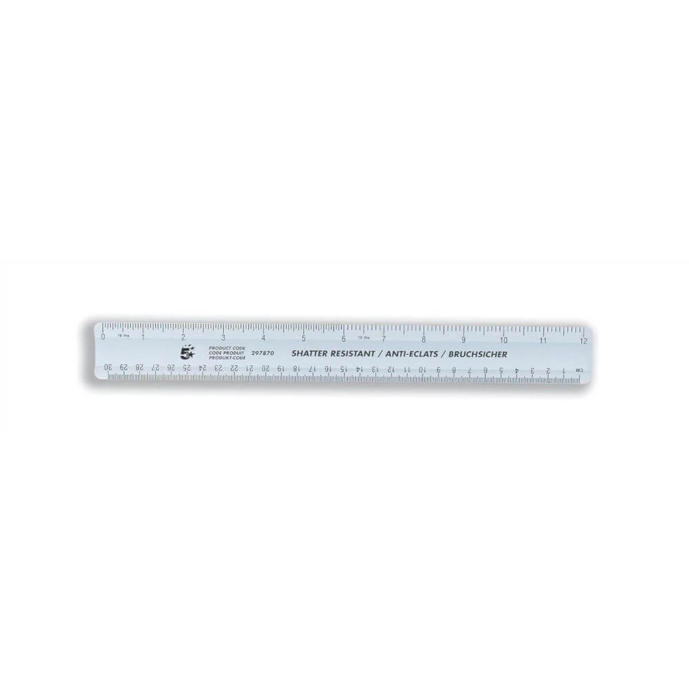 Printer Top Ruler 5 Star Office Ruler 300mm - 932693 | Printer Base