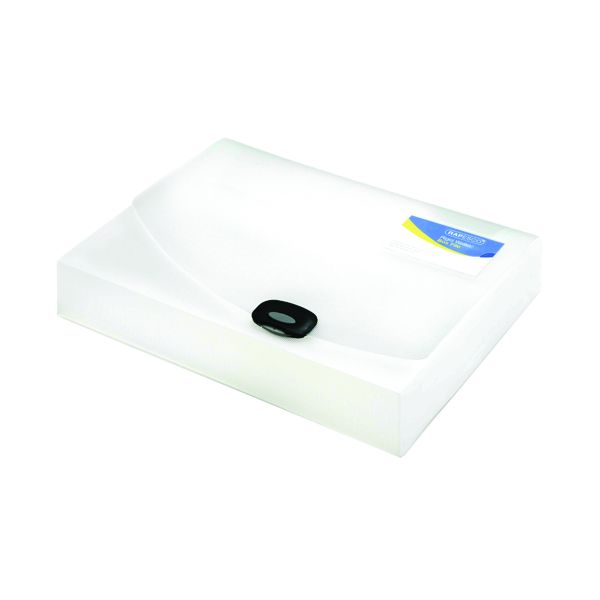 Rapesco Rigid Wallet Box File 60mm A4 Clear 0714 | Printer Base