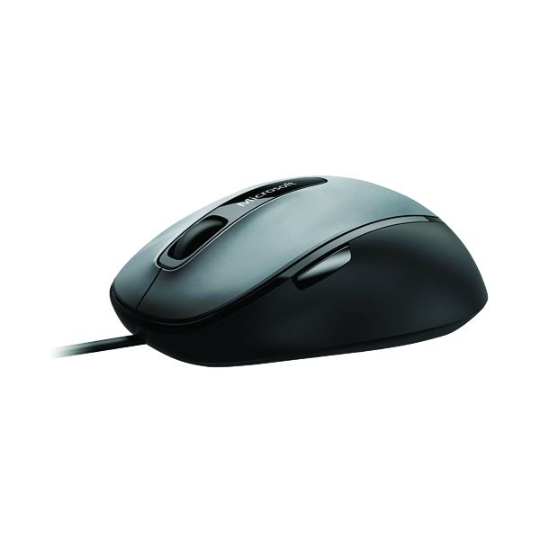 Microsoft Comfort Mouse 4500 for Business Black 4EH00002 Printer Base