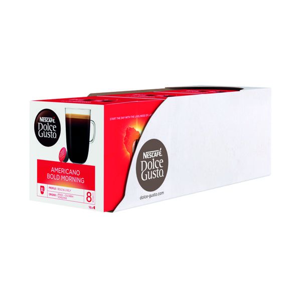 Nescafe Dolce Gusto Americano Bold Morning Capsule (Pack of 48