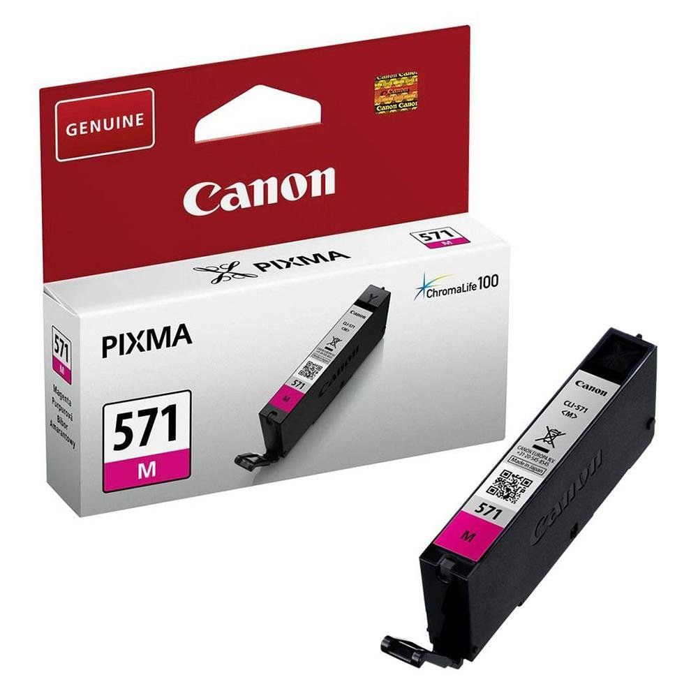 Canon CLI-571M Magenta Ink Cartridge 0387C001 Printer Base