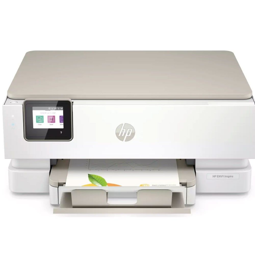 HP Envy Inspire 7220e – Imprimante Jet D'Encre Multifonction Couleur, Recto-Verso, WiFi, 6 Mois Instant Ink Offerts, Idéale Famille & Photos