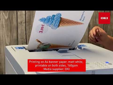 Oki C650 Banner Printing