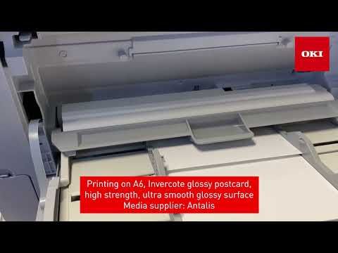 Oki C650 Printing Postcards