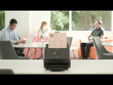 Canon ImageFORMULA DR-S250N Scan With QR Code