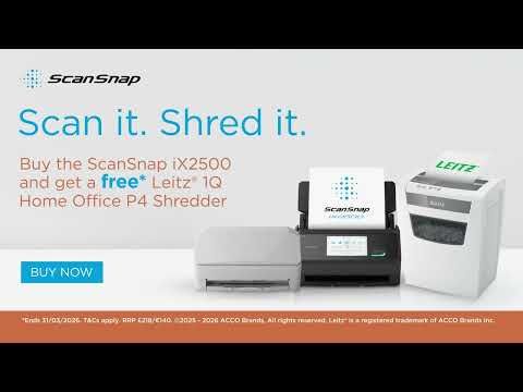 Ricoh ScanSnap Scan It, Shred It - 1920x1080