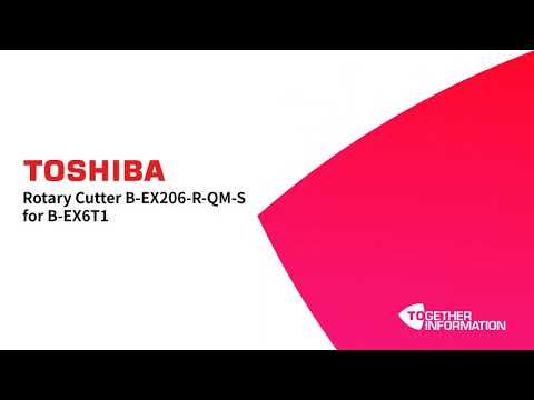 Toshiba Barcode Printer B-EX6T1 with Rotary Cutter