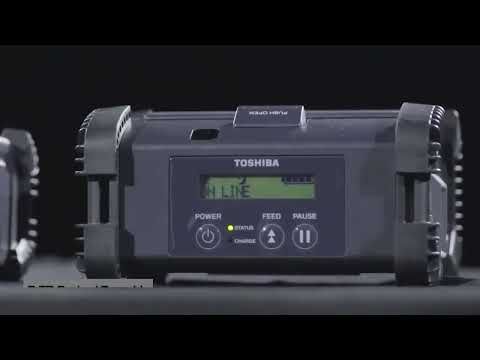 Toshiba Mobile Barcode Printers B-EP2 & B-EP4 - Product video