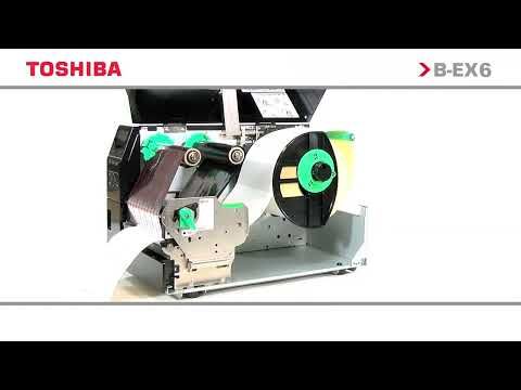 Toshiba Industrial Barcode Printer B-EX6 Product video