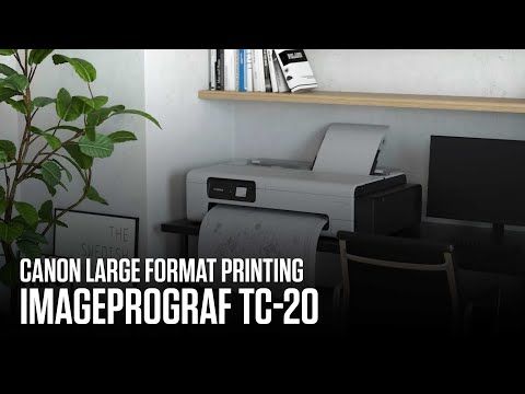 Canon imagePROGRAF TC-20 – Entry model large format printer