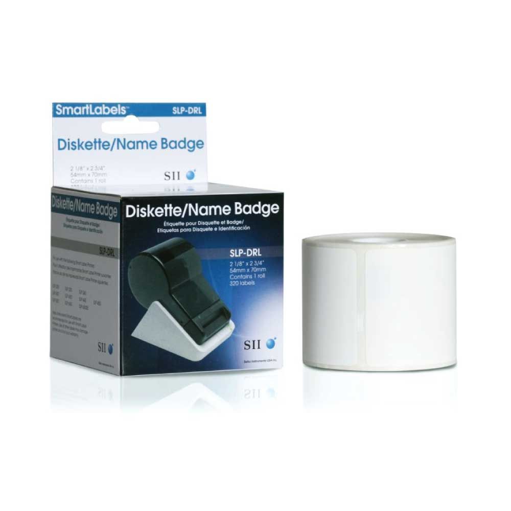 Seiko SLP-DRL Name Badge Labels 54 x 70mm (320 Labels Per Roll ...