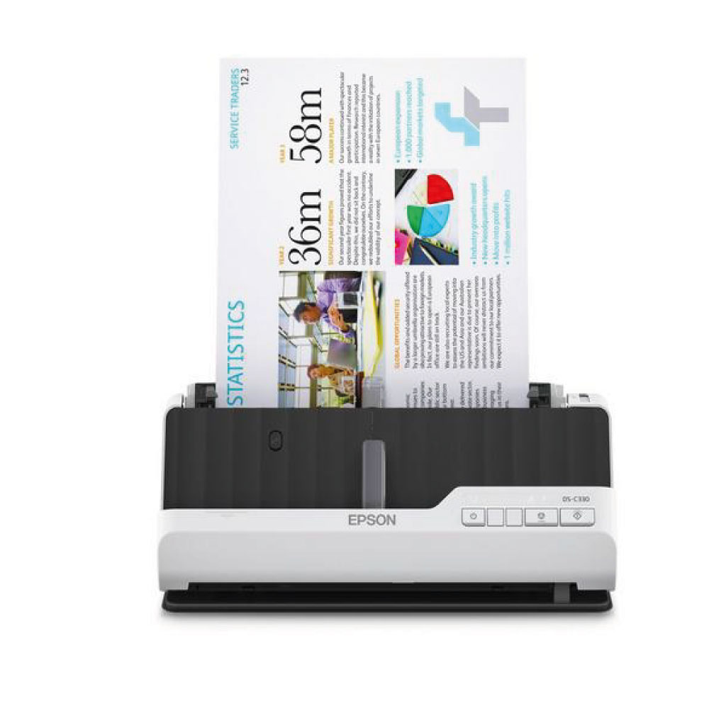 An image of Epson WorkForce DS-C330 A4 Compact Desktop Scanner 