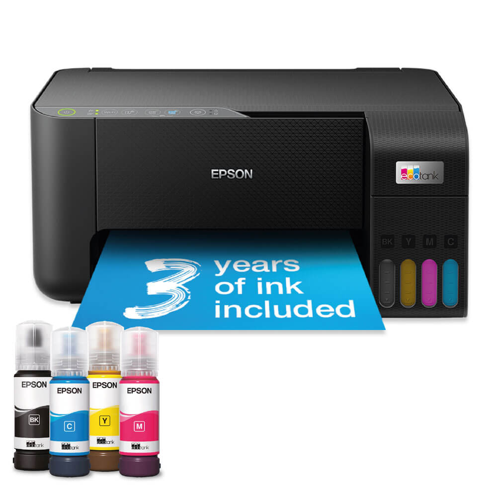 An image of Epson EcoTank ET-2862 A4 Colour Multifunction Inkjet Printer C11CJ67427
