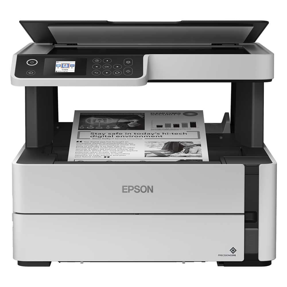 An image of Epson EcoTank ET-M2170 A4 Mono Multifunction Inkjet Printer 