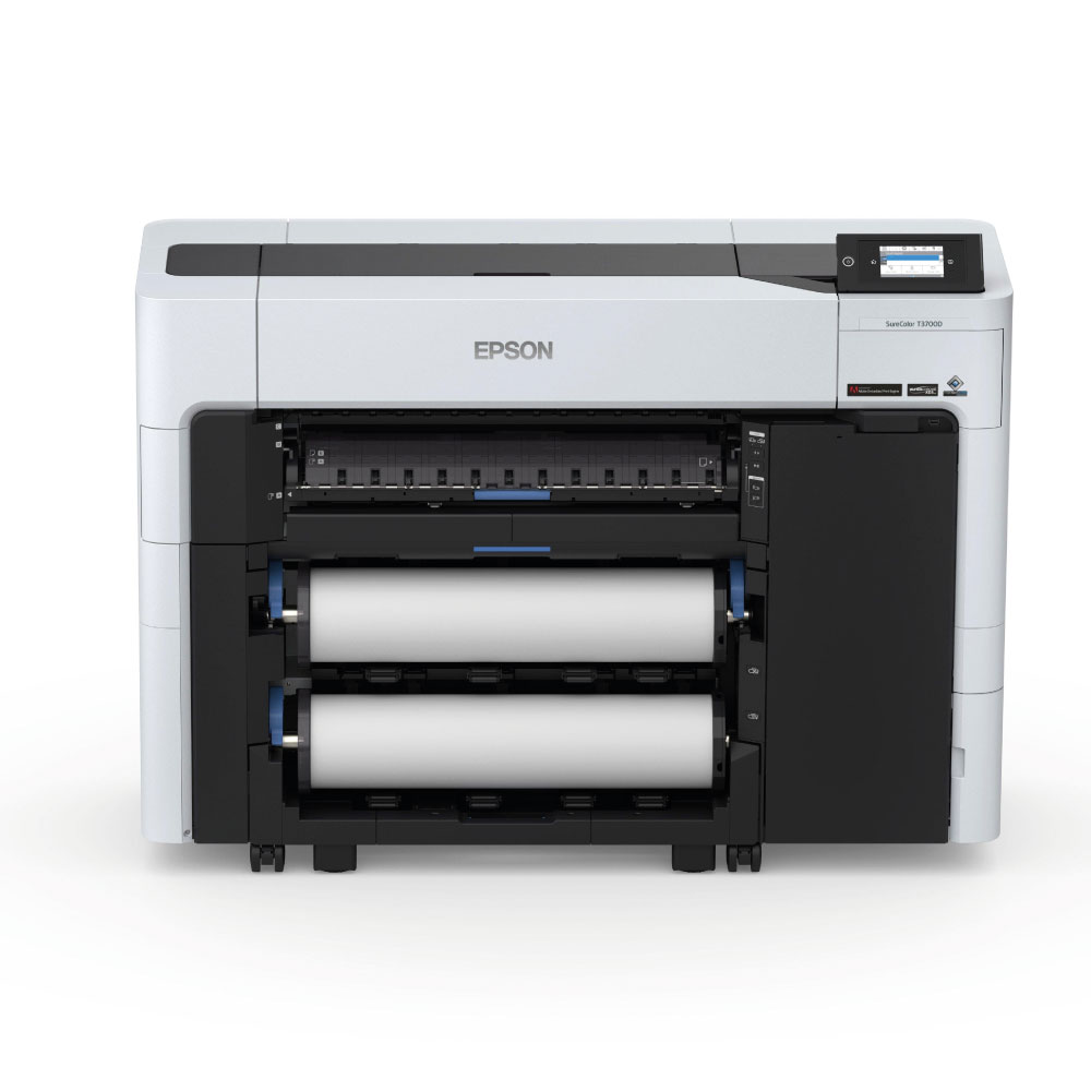 An image of Epson SureColor SC-T3700D (Dual Roll) A1 Large Format Colour Inkjet Printer With...