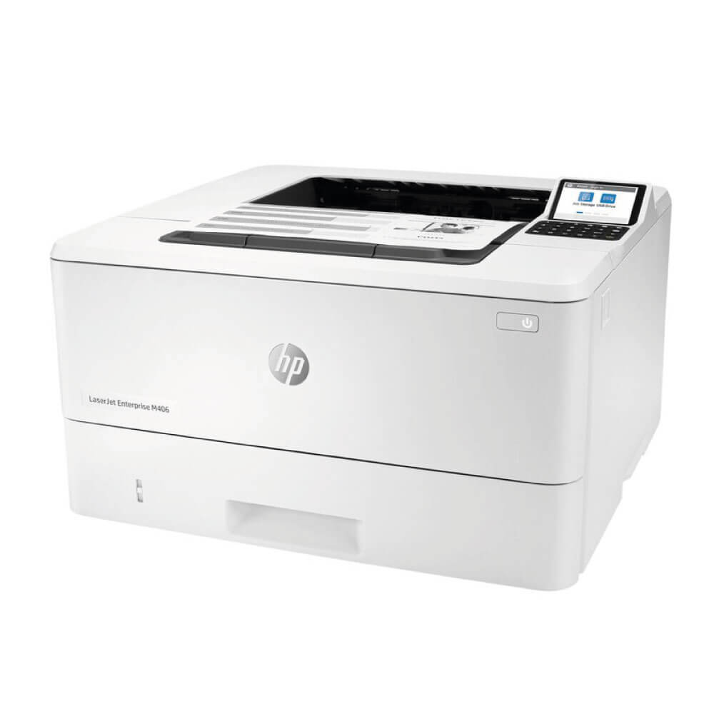 An image of HP LaserJet Enterprise M406DN A4 Mono Laser Printer