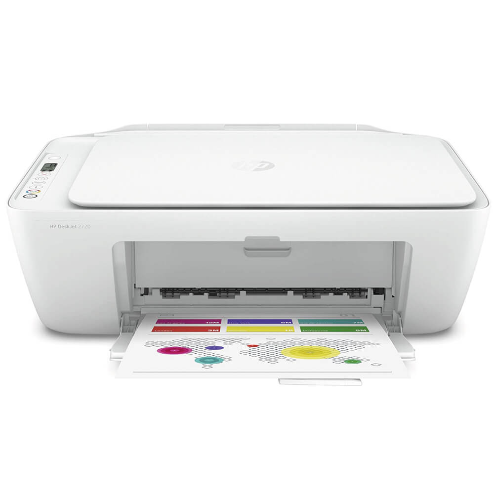 An image of HP DeskJet 2722 A4 Colour Multifunction Inkjet Printer 