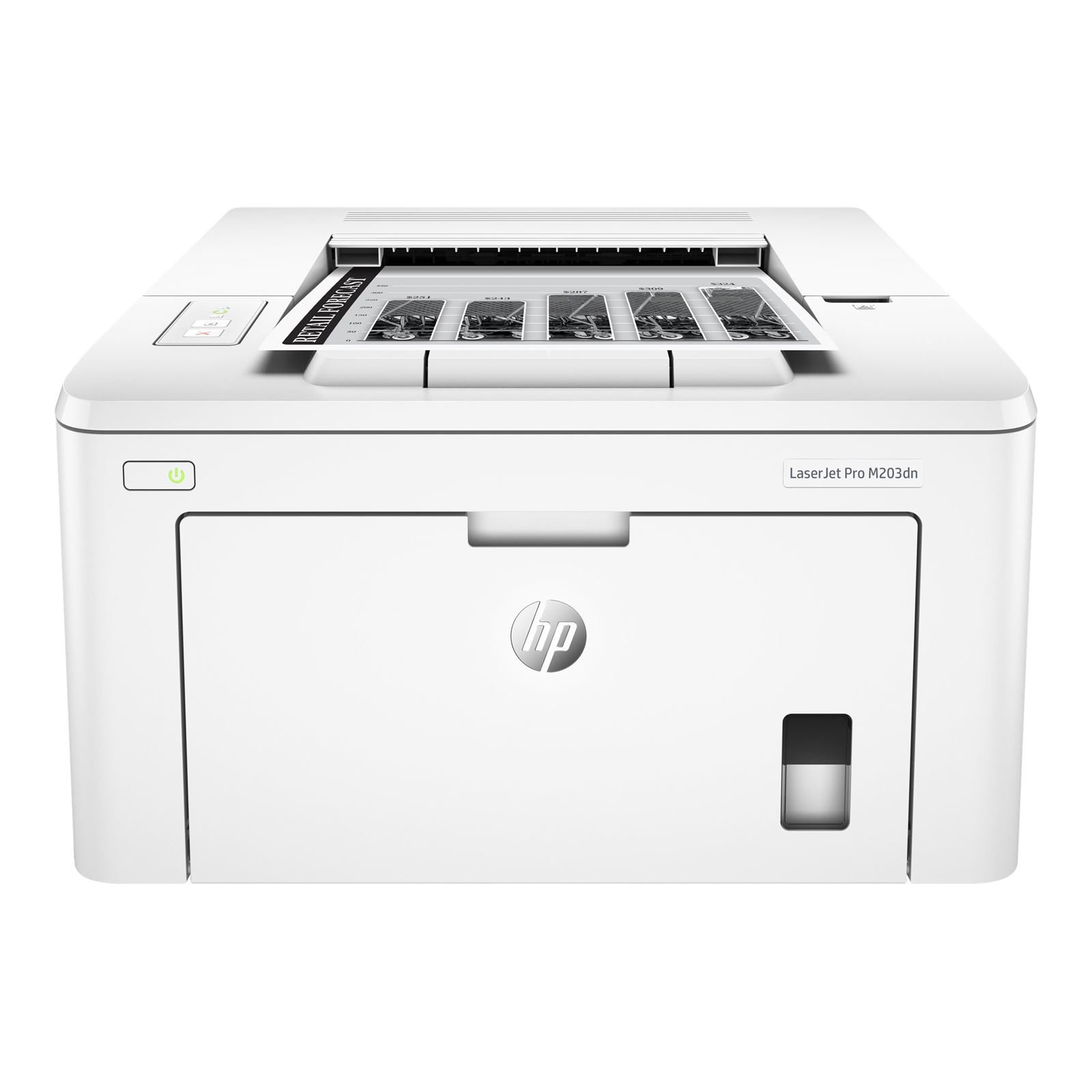 An image of HP Laserjet Pro M203dn A4 Mono Laser Printer 