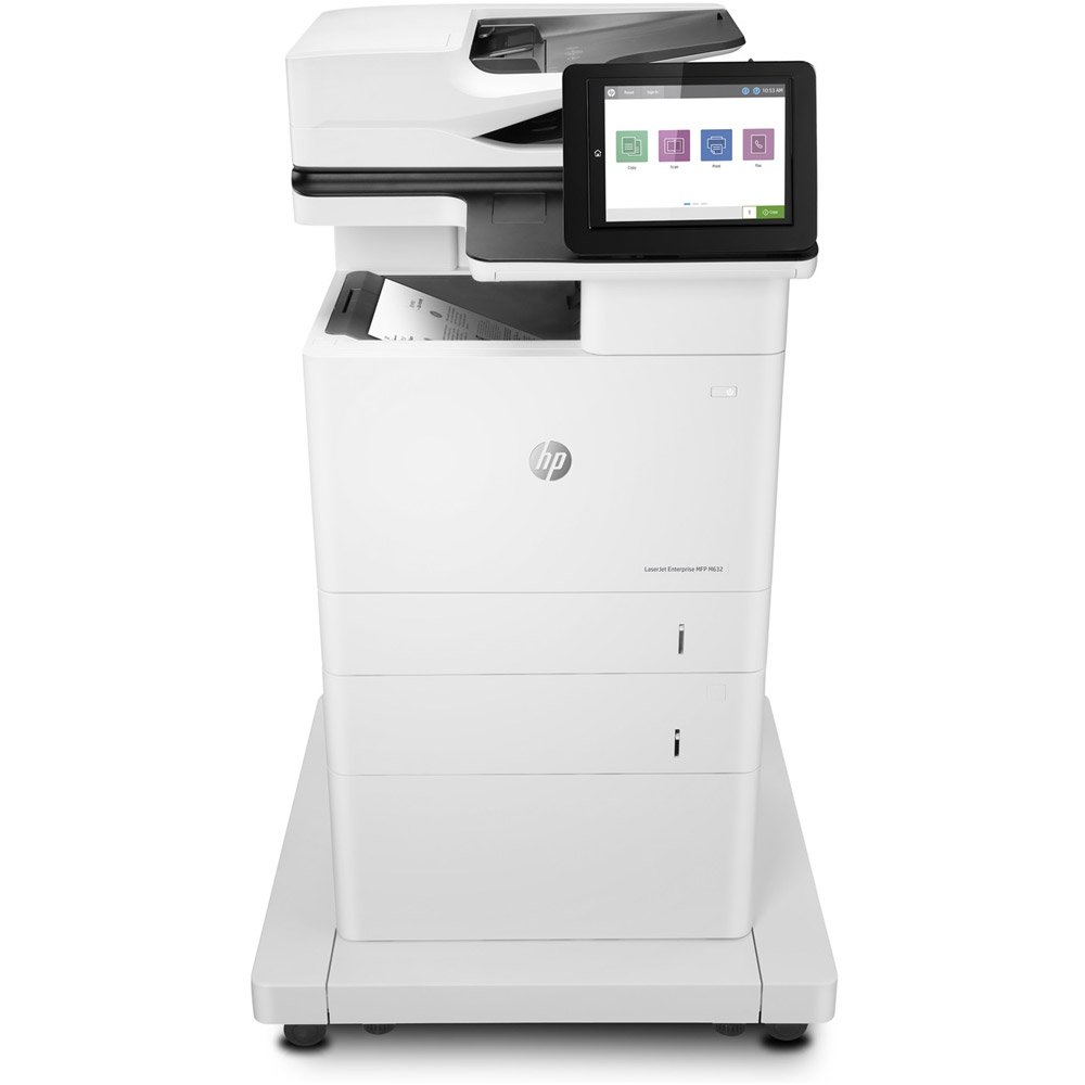 An image of HP LaserJet Enterprise M632fht A4 Mono Multifunction Laser Printer 