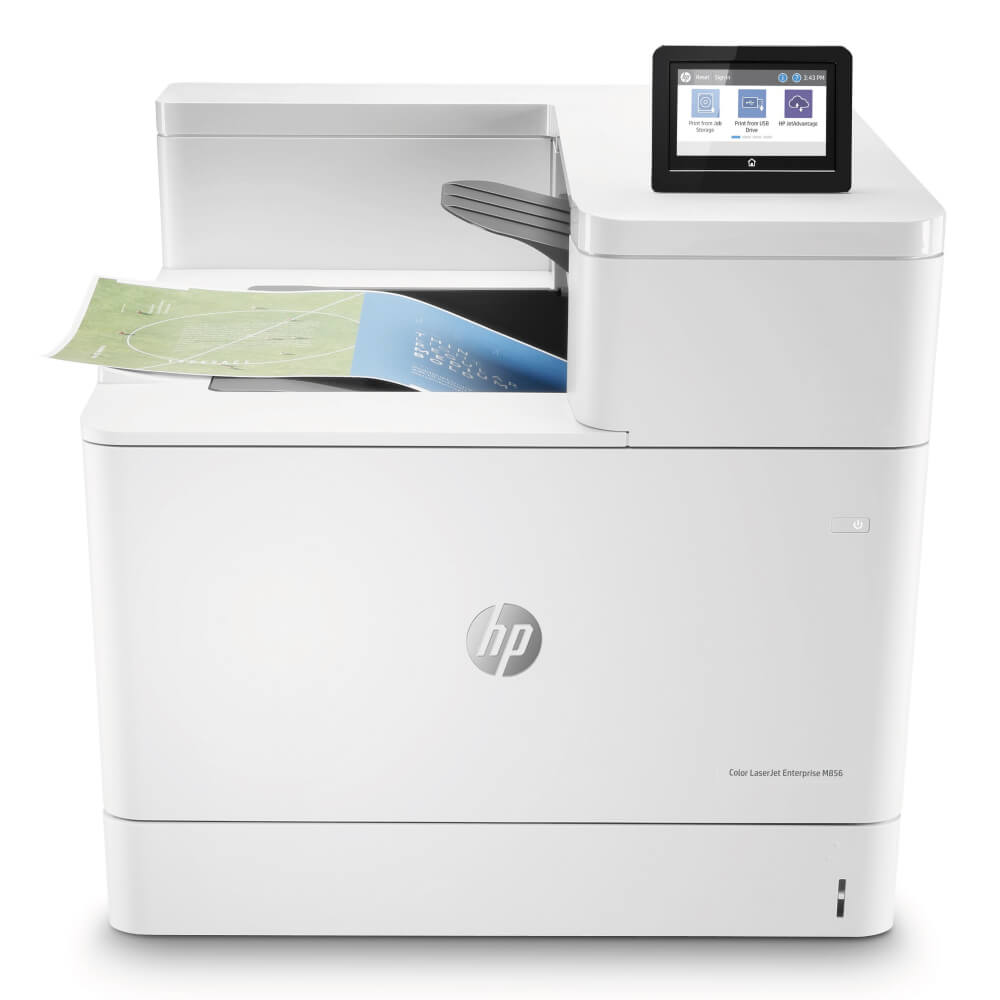 An image of HP Color LaserJet Enterprise M856dn A3 Colour Laser Printer 