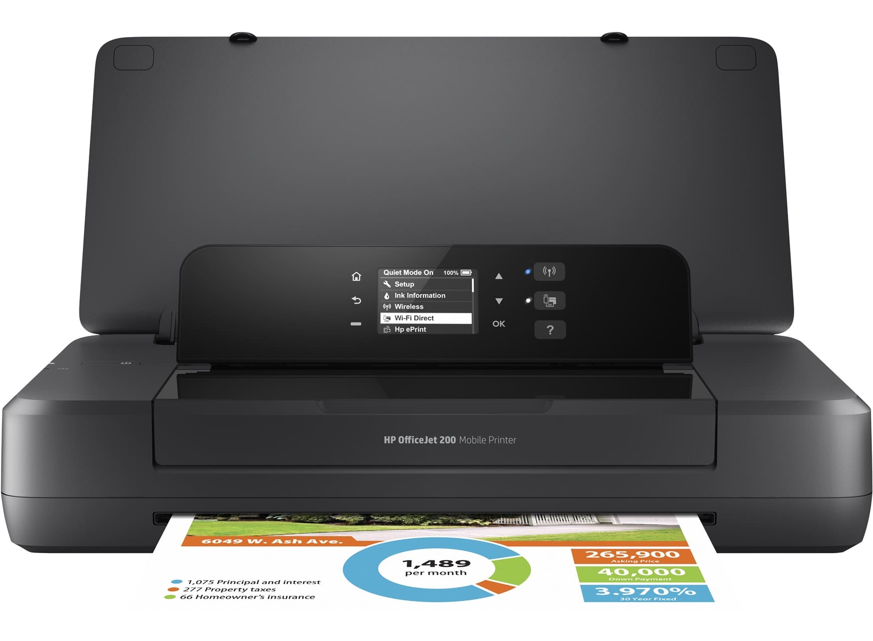 An image of HP OfficeJet 200 Mobile Inkjet Printer 