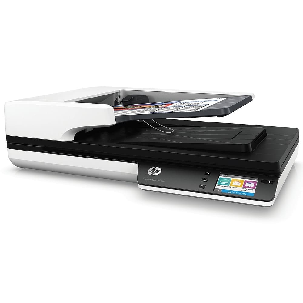 An image of HP Scanjet Pro 4500 fn1 A4 Network Scanner L2749A#B19