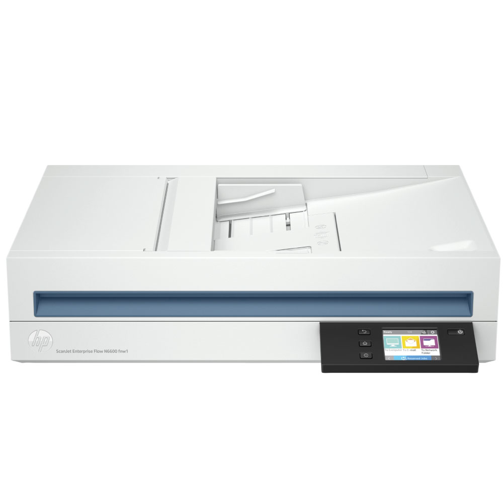 An image of HP Scanjet Enterprise Flow N6600 fnw1 A4 Flatbed & ADF Scanner 