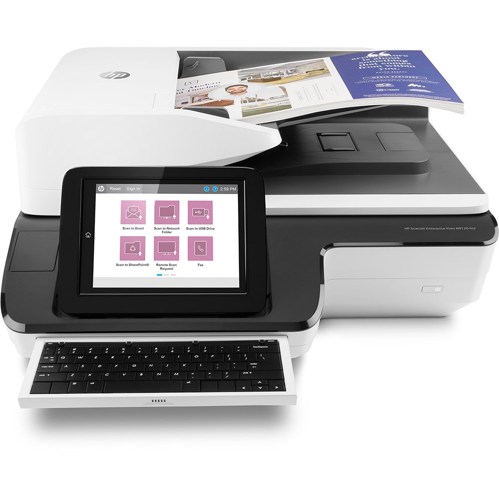 An image of HP ScanJet Enterprise Flow N9120 fn2 A3 Network Scanner 