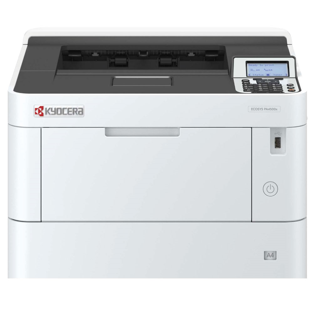 An image of Kyocera ECOSYS PA4500X Printer + Additional Paper Tray + 3 Year On-Site Warranty...