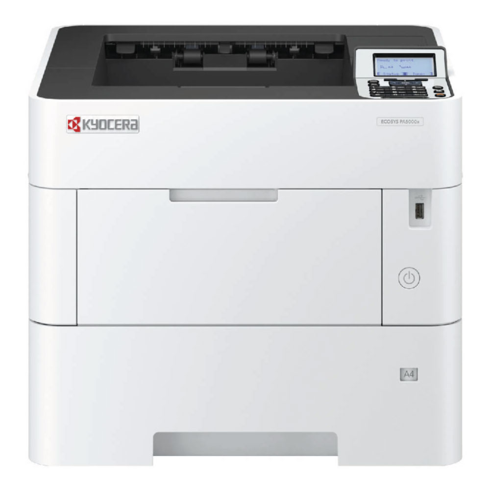 An image of Kyocera ECOSYS PA5000X A4 Mono Laser Printer PA5000X