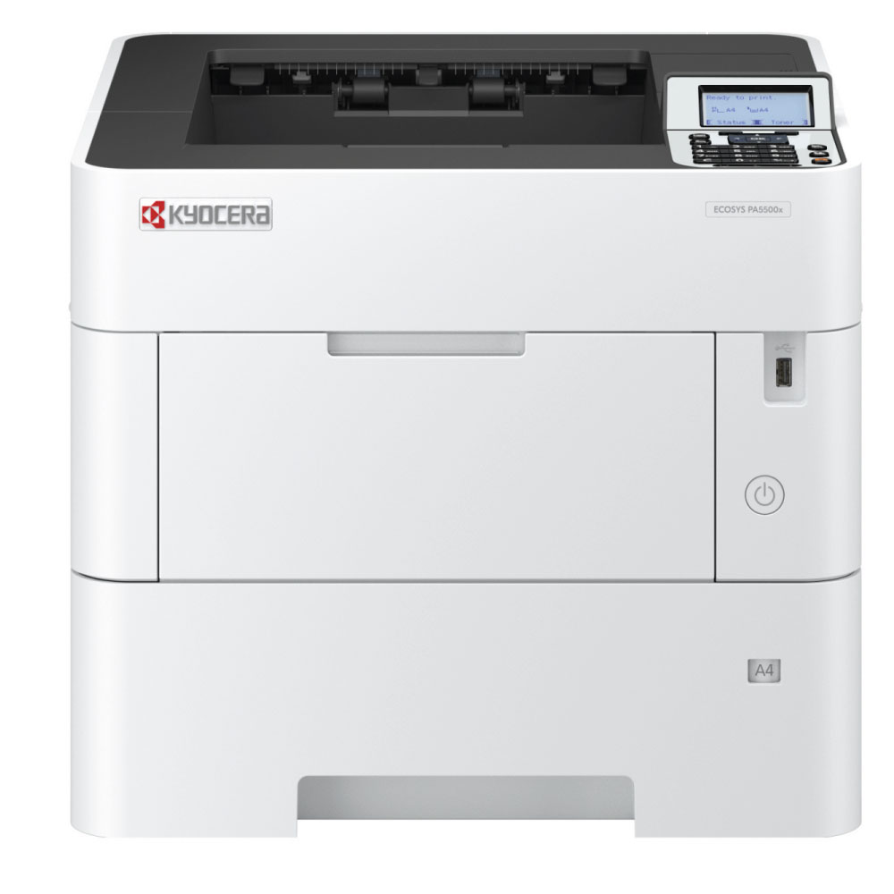 An image of Kyocera ECOSYS PA5500X A4 Mono Laser Printer PA5500X
