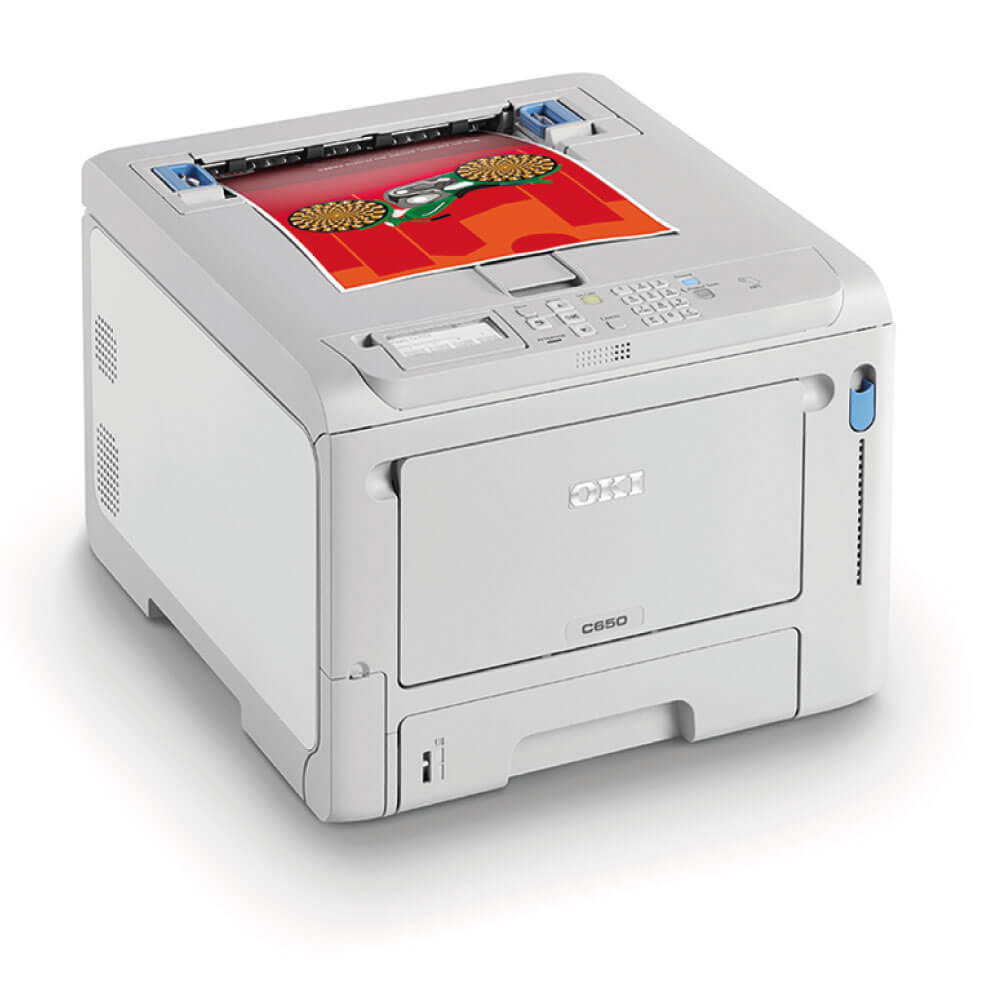 An image of Oki C650 A4 Colour Laser Printer 