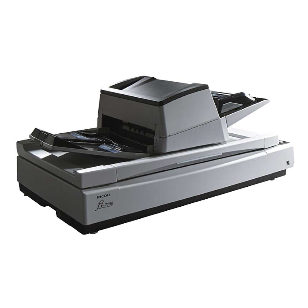 An image of Fujitsu Ricoh fi-7700 A4 Colour Flatbed Scanner & ADF