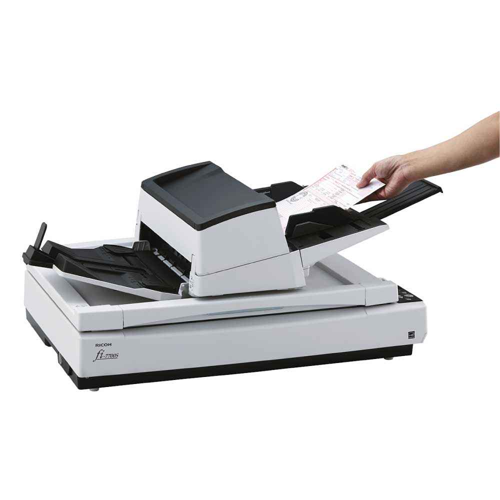 An image of Fujitsu Ricoh Image Scanner fi-7700S A4 Flatbed & Sheetfed Scanner