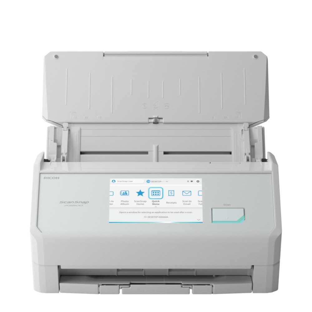 An image of Ricoh ScanSnap iX2500 (White) A4 Document Scanner PA03860-B101
