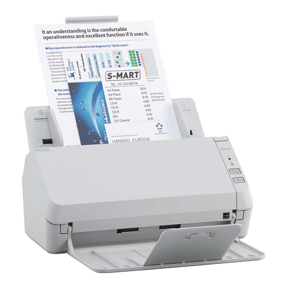 An image of Fujitsu Ricoh SP-1120N A4 Document Scanner