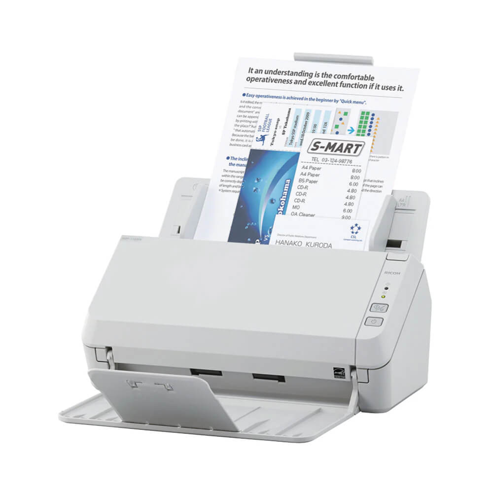 An image of Fujitsu Ricoh SP-1125N A4 Document Scanner