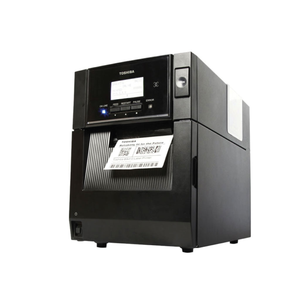 An image of Toshiba BA410T Metal Case Mid Range Label Printer (300DPI) 