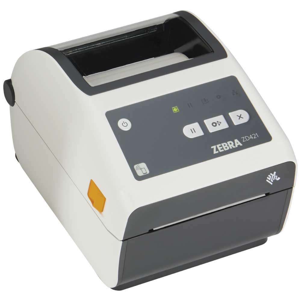 An image of Zebra ZD421D Healthcare Direct Thermal Label Printer ZD4AH43-D0EE00EZ