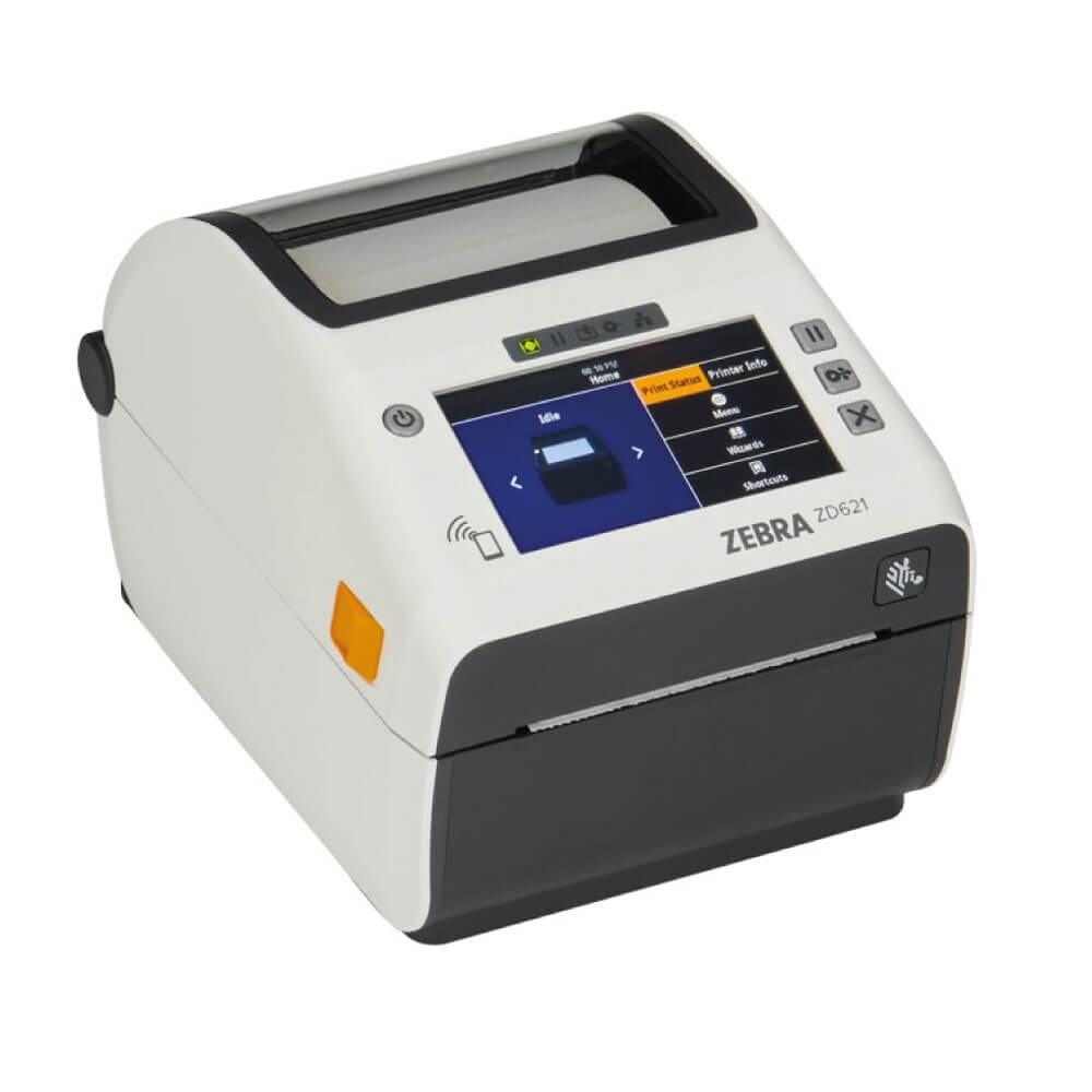 An image of Zebra ZD621D-HC Healthcare Direct Thermal Printer ZD6AH43-D0EF00EZ