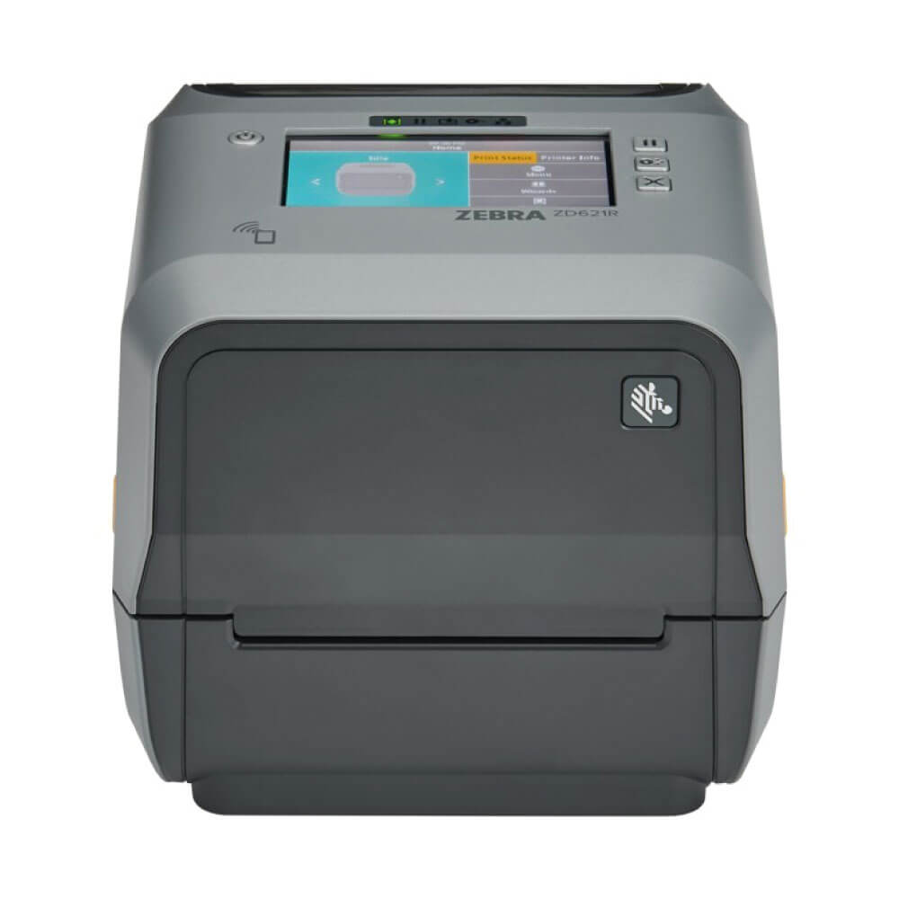 An image of Zebra ZD621R Thermal Transfer Printer (USB, Network & Serial) ZD6A142-30EFR2EZ