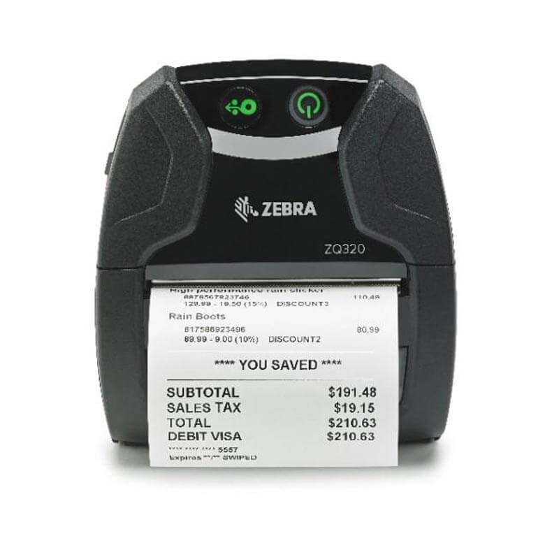 An image of Zebra ZQ320 Direct Thermal Label Printer ZQ32-A0E02TE-00