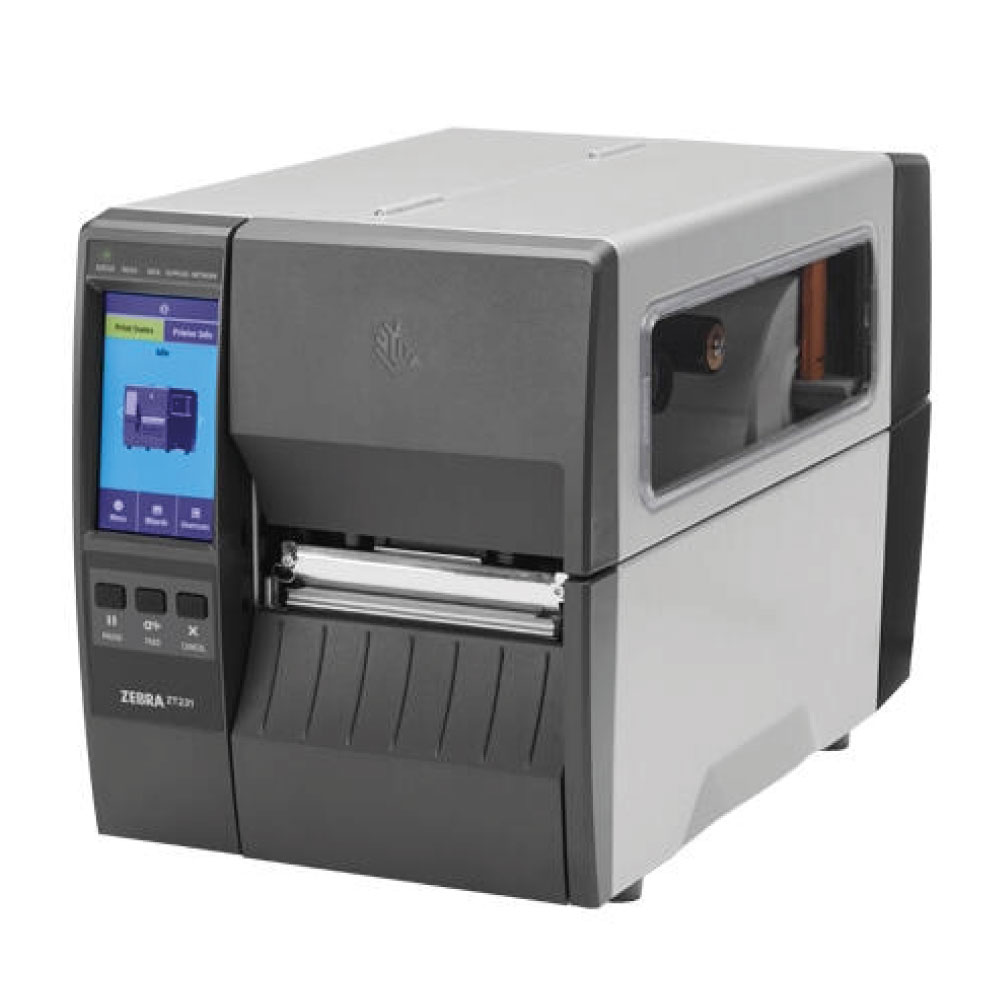 An image of Zebra ZT231 Thermal Transfer Printer (USB, USB Host, BTLE, Network) ZT23142-T0E0...