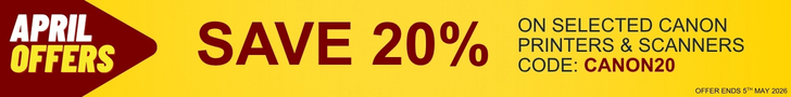 20% Off Selected Canon Printers