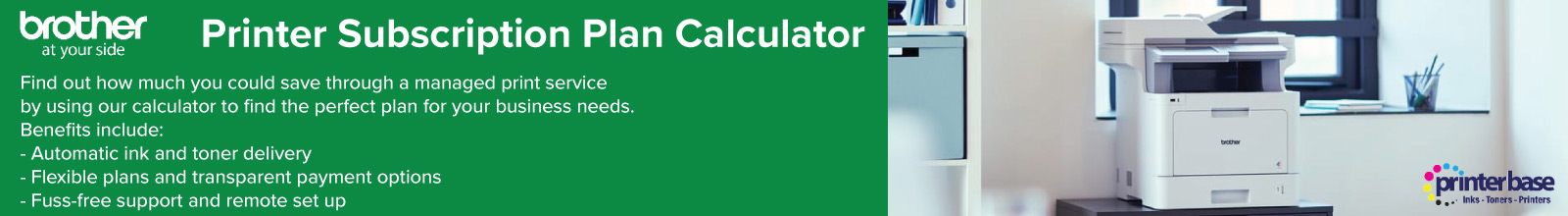 Brother Printer Subscription Plan Calculator