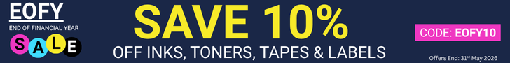 10% Off Ink, toner, labels and tapes