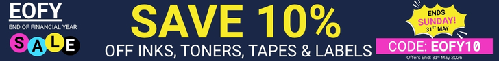 10% Off Ink, toner, labels and tapes