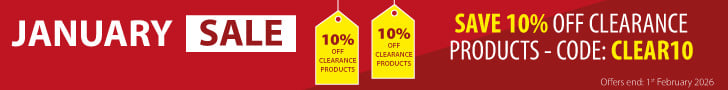 10% Off Clearance Products