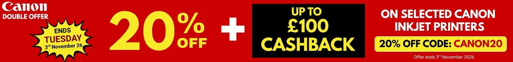 Canon 20% Offer