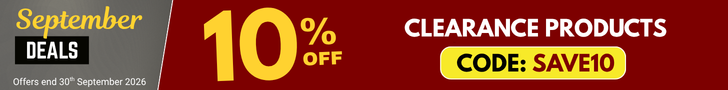 10% Off Clearance Products
